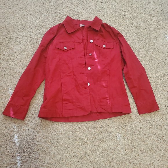 Red Denim jacket - Picture 1 of 4